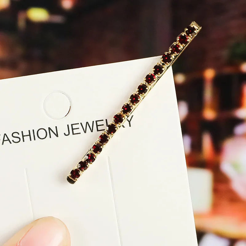 2020 New Elegant Rhinestone Hairpins Women Girls Hair Clips Pin Accessories Hair Orna alternate view