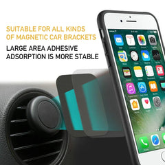5PCS Car Phone Holder Metal Plate Magnetic Holder Round Square Sticker iron Sheet for close-up view