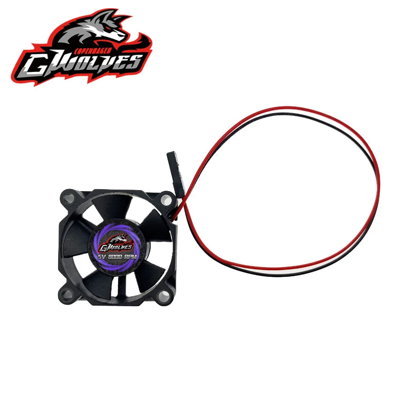 RC fan 25/30/35/40/50mm 8000RPM 5V-7V DC High wind cool Motor ESC fan heat sink 30/60/ close-up view