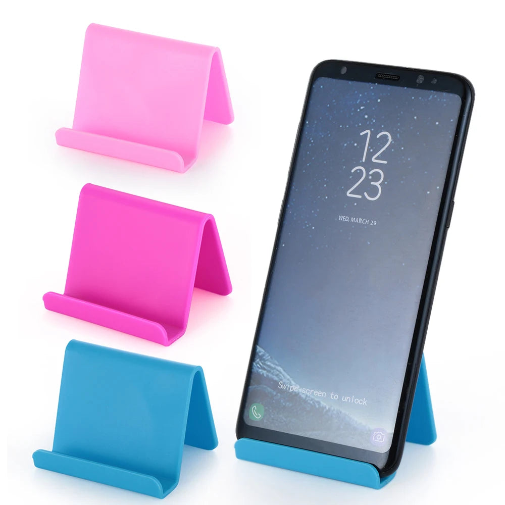 Candy Color Universal Mini Smart Phone Table Desk Mount Stand Phone Holder Bracket for C detail view