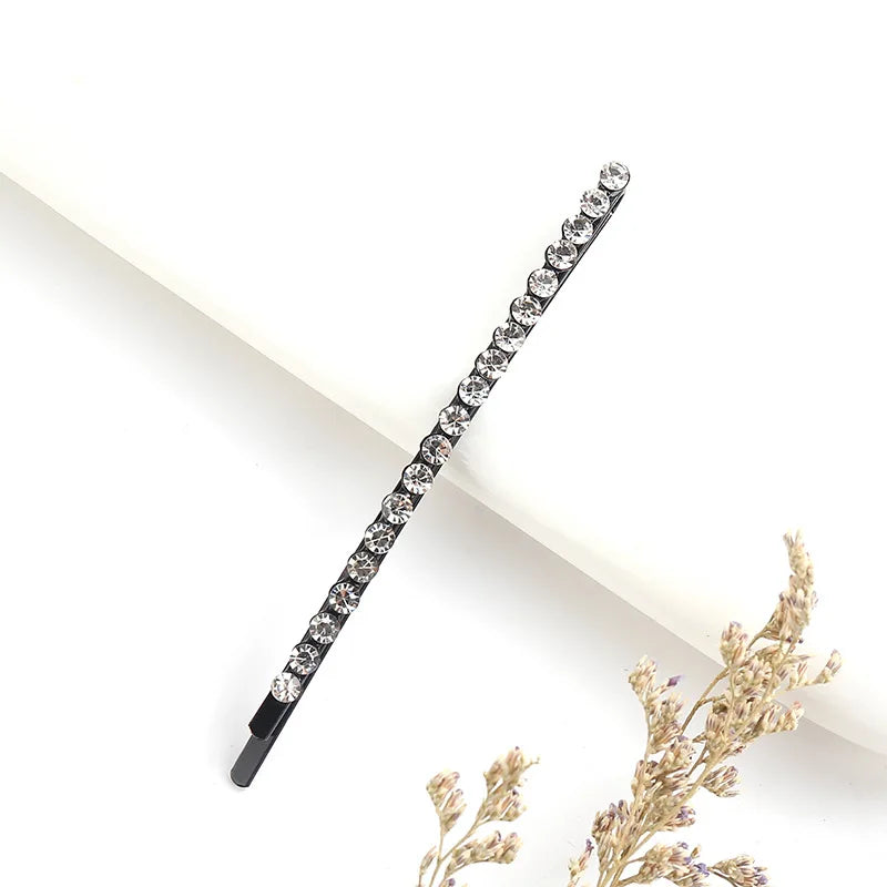 Simple Letter Rhinestone Hairpins Women Hair Clips Pins Barrettes Accessories For Women Girls Hair Hairclip Hairgrip Headdress