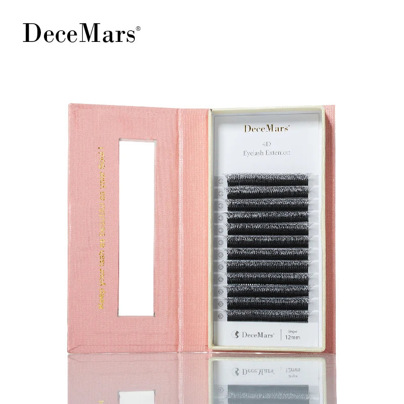 DeceMars 4D W Shaped Eyelash Extension | 12 Lines Per Tray additional angle