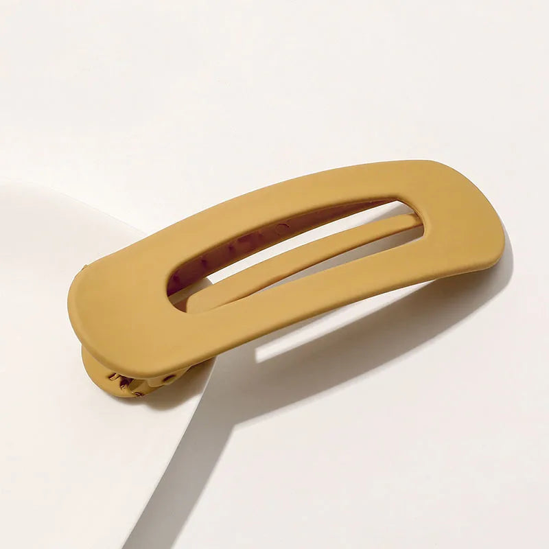 Korean Frosted Large Hair Clips For Women Girl Hair Accesories Fashion Color Solid Acryl detail view