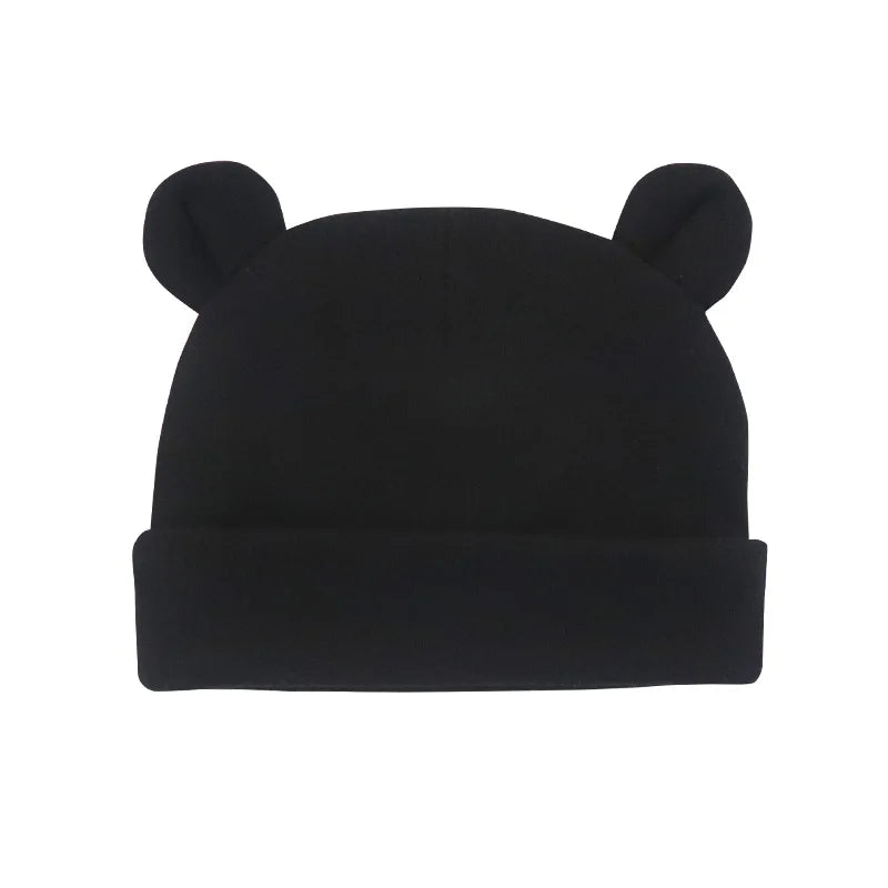 Soft Cotton Newborn Beanie Hat | Unisex Baby Cap for 0-12 Months alternate view
