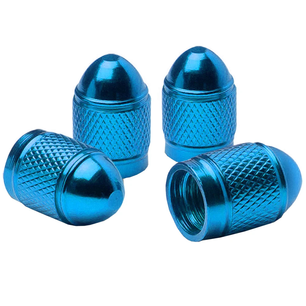 AUTCOAT Universal Car Wheel Tire Valve Stem Caps Aluminum for Bike Car Trucks Motorbi lifestyle view