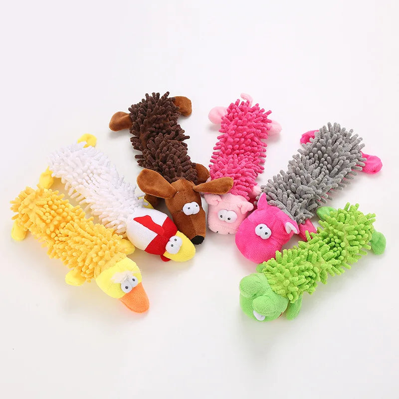 Durable Low Price Pet Dog Plush Toy Animal Shape with Squeaky for Small Dogs Chihua additional angle