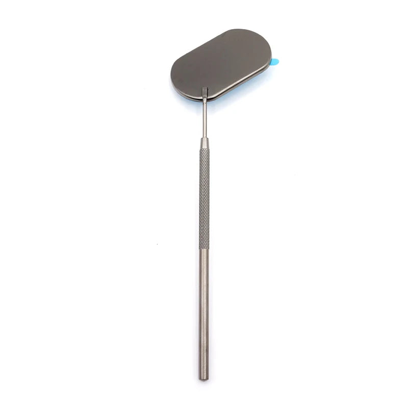 Stainless Steel Oval Lash Mirror | Portable Eyelash Extension Tool alternate view