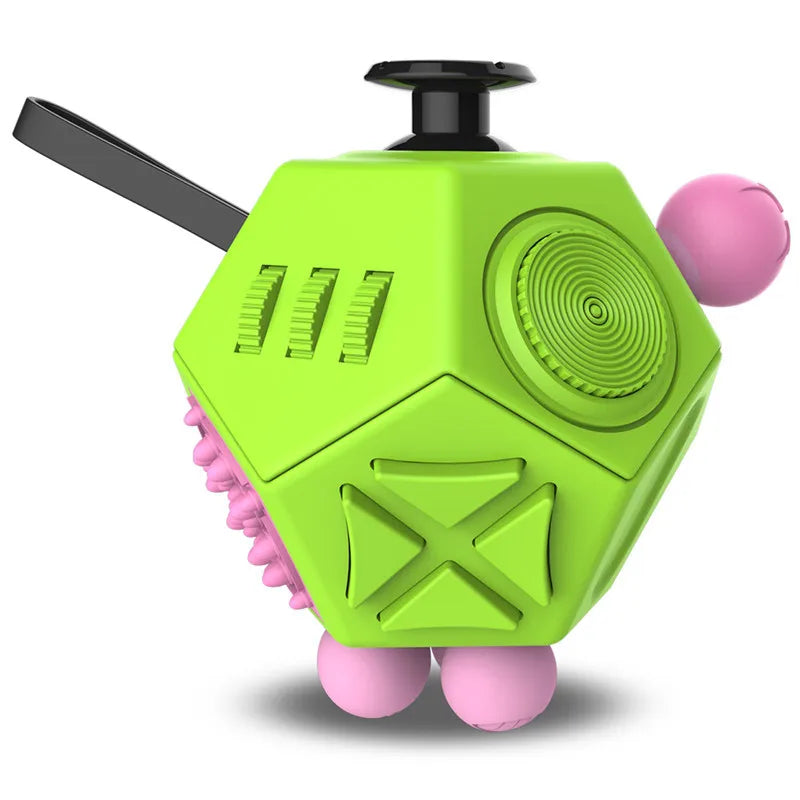 12 Sides Fidget Cube | Anti Stress Sensory Toy for Focus and Calm additional angle