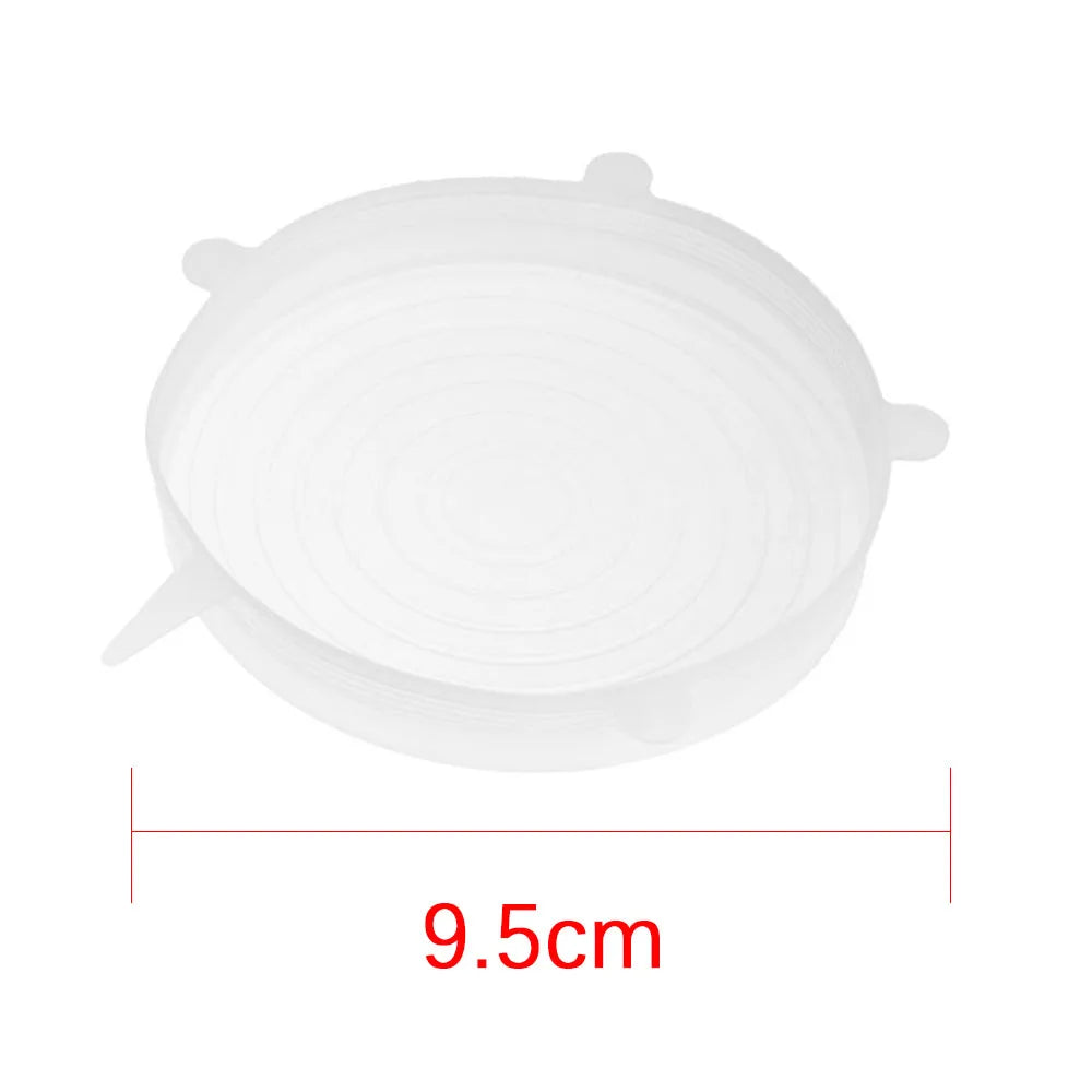 Universal Reusable Silicone Stretch Lids Food Wrap Silicone Cover for Cookware Bowl P lifestyle view