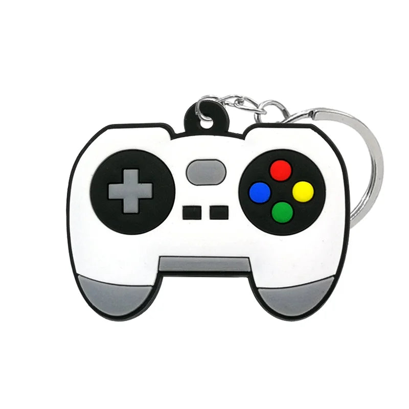 1PCS PVC new style Game Machine Keychain & Keyring Cute Gamepad Joystick Key Chain Ke lifestyle view