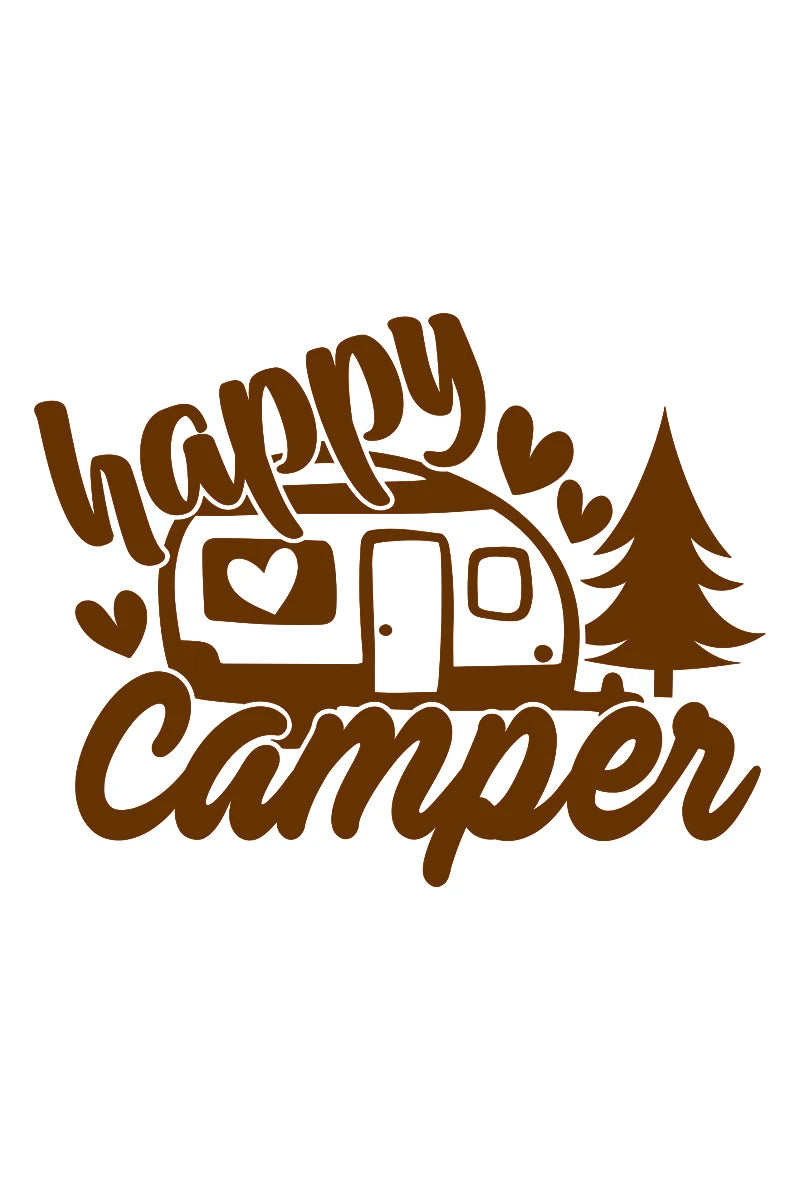 Camp Life Vinyl Decal Bundle | Camper Door Window Sticker for Laptop Water Bottle lifestyle view