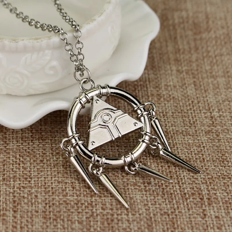 Anime Yu-Gi-Oh Necklace Yugi Muto Big Size 3D Millenium Puzzle Millennium Wheel Wis additional angle