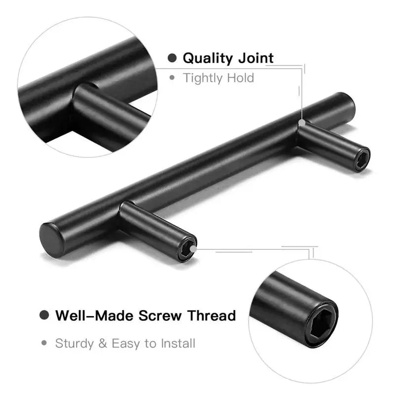 Modern Gold Brushed Straight Cupboard Handles Knobs lifestyle view