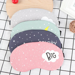 Sleep Mask Eye Cover | Cartoon Travel Sleep Aid close-up view