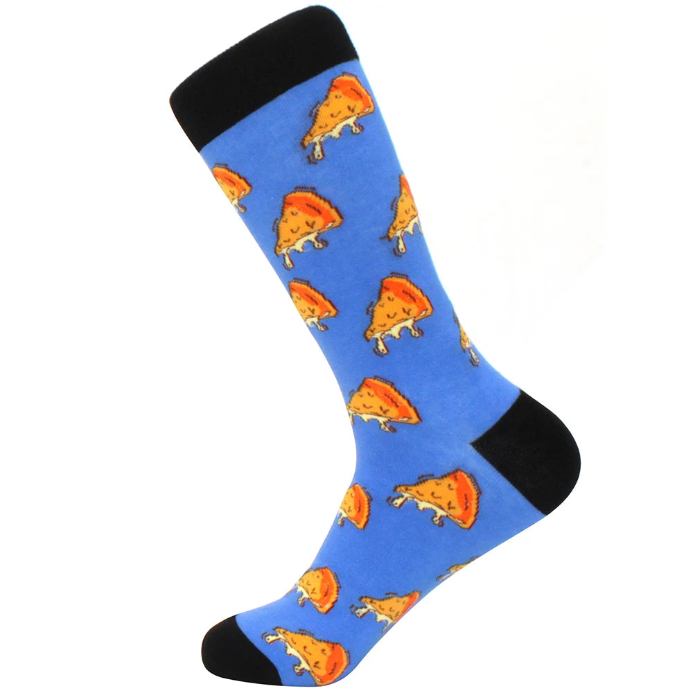 Sock Combed Cotton Funny Men's Big Size Crew Harajuku Hip Hop Thick Long Socks additional angle