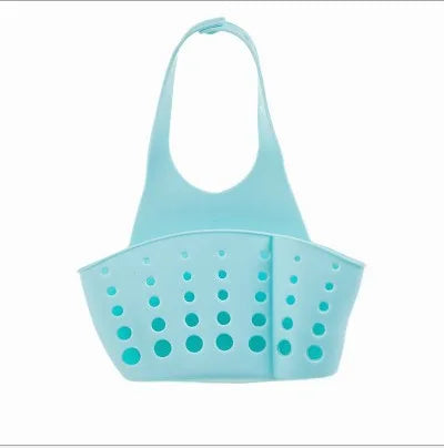Kitchen Sink Holder Hanging Drain Basket Adjustable Soap Sponge Shelf Organizer Bathr alternate view
