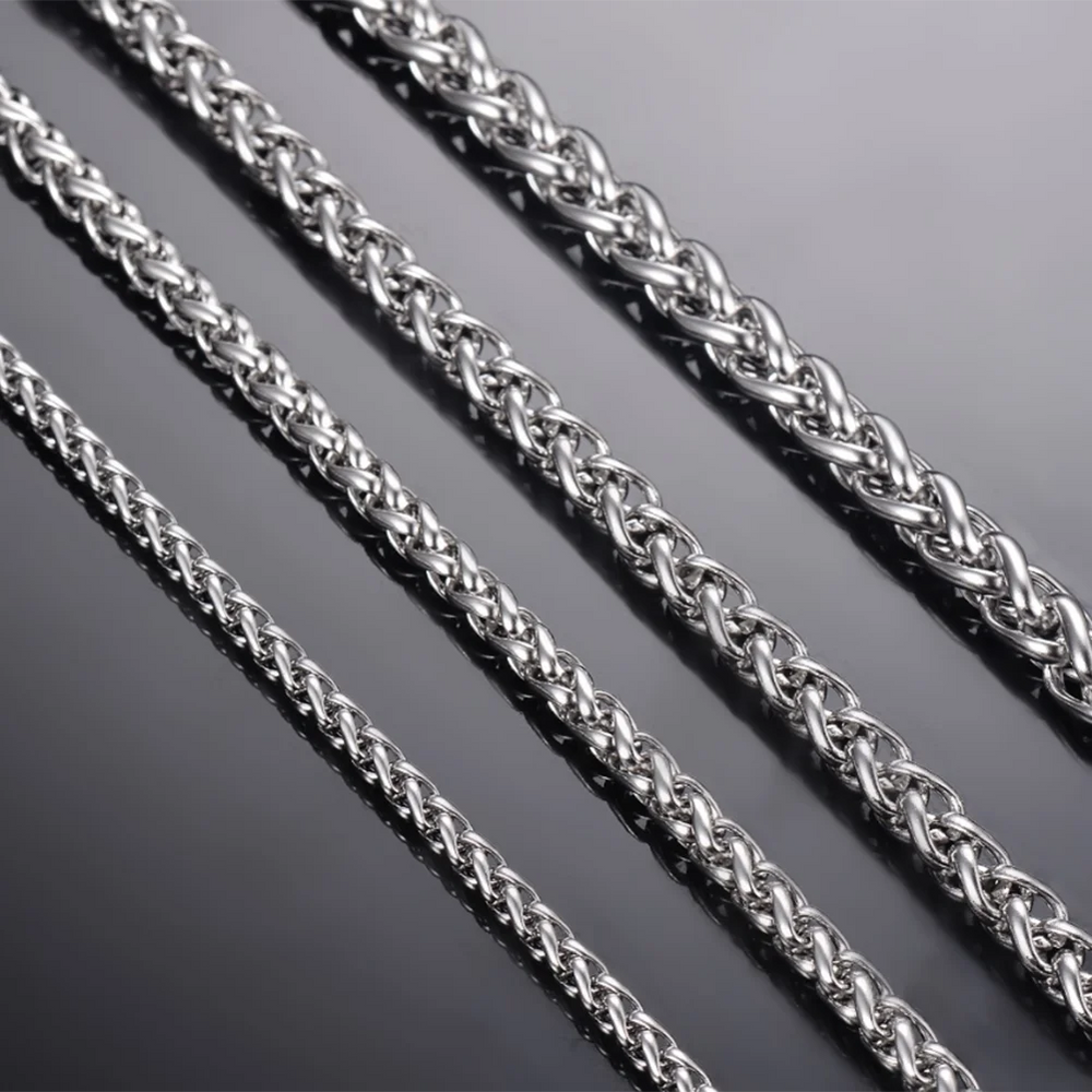 Stainless Steel Keel Link Chain Necklace for Men Women | Unisex Hip Hop Chain 16-40 i alternate view