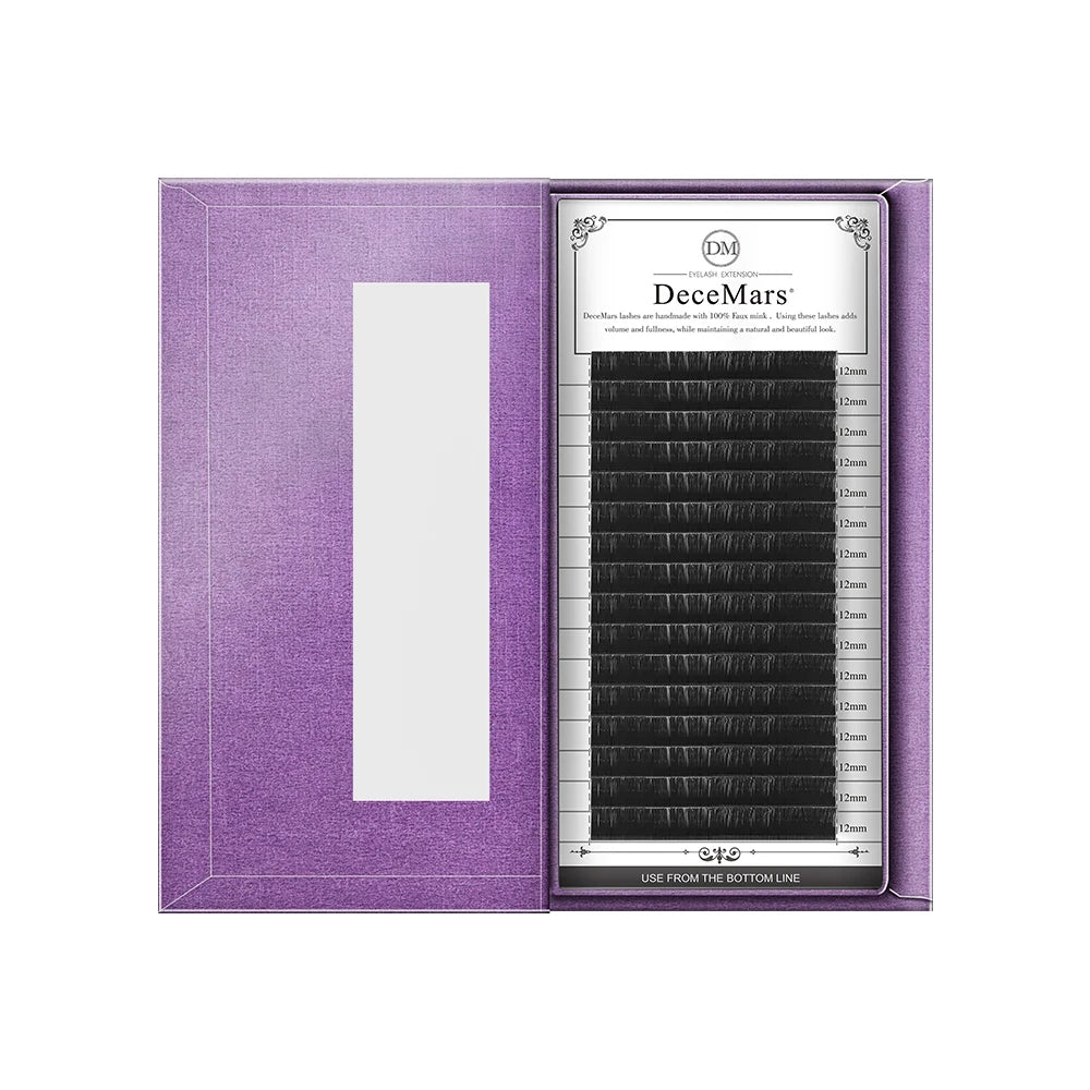 DeceMars Individual Eyelashes Extensions | DIY Natural Look additional angle