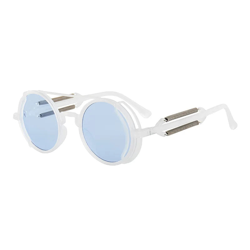 Classic Gothic Steampunk Sunglasses Brand Designer Men alternate view