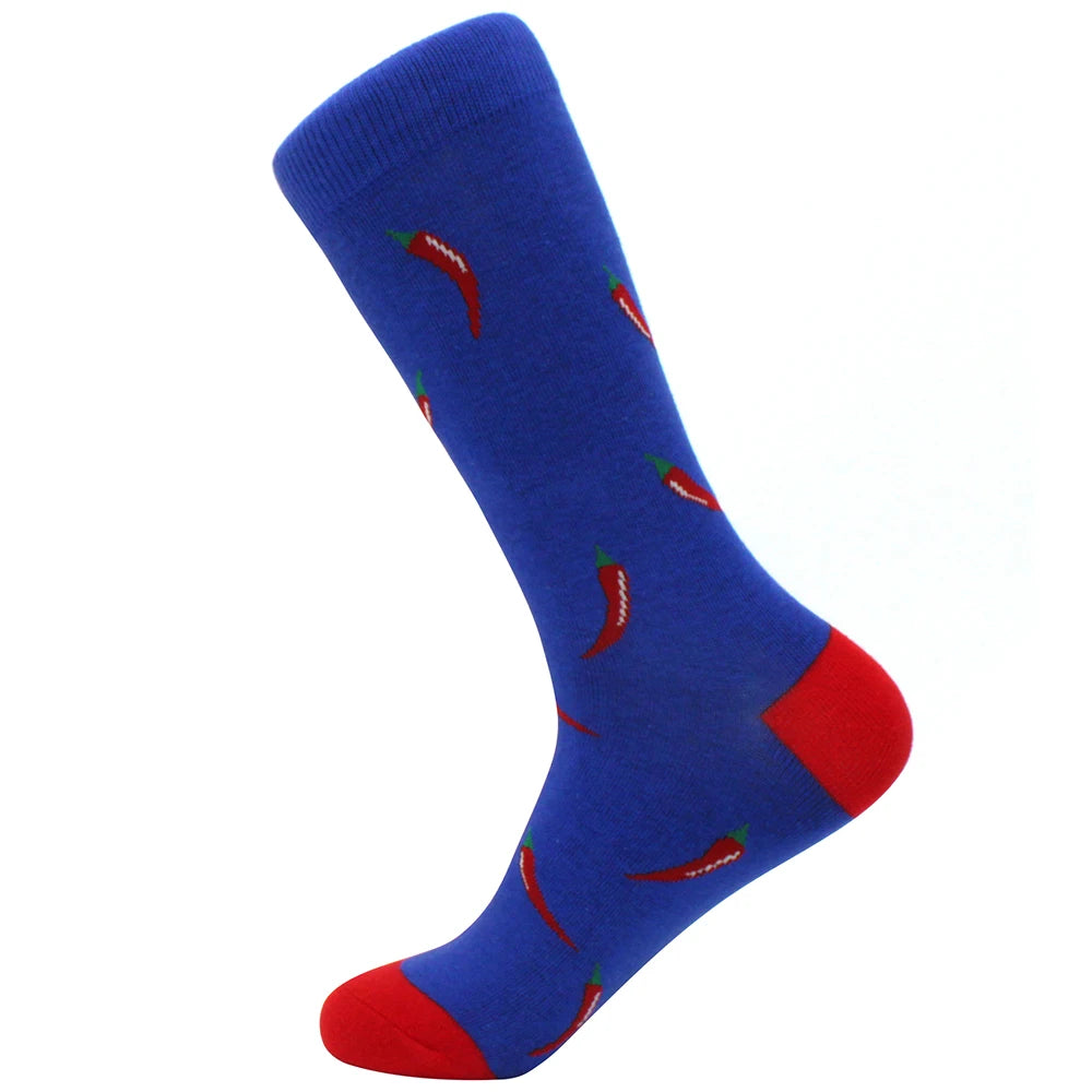 Sock Combed Cotton Funny Men's Big Size Crew Harajuku Hip Hop Thick Long Socks detail view