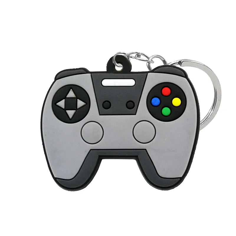 1PCS PVC new style Game Machine Keychain & Keyring Cute Gamepad Joystick Key Chain Ke lifestyle view