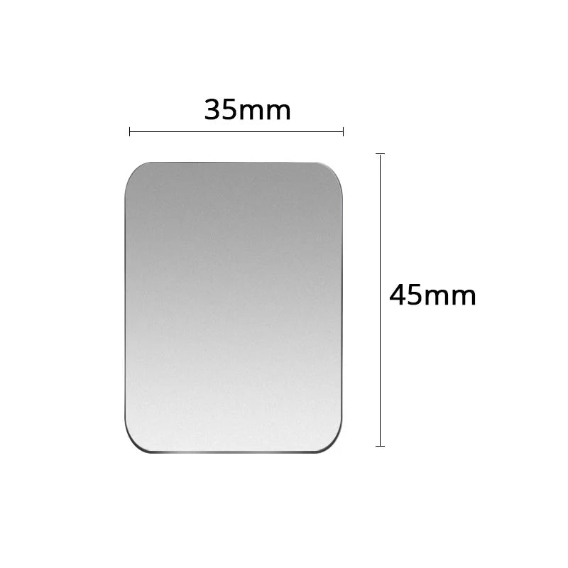 5PCS Car Phone Holder Metal Plate Magnetic Holder Round Square Sticker iron Sheet for alternate view