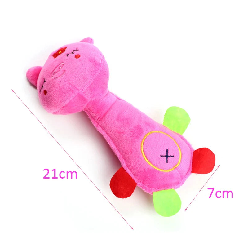 Durable Low Price Pet Dog Plush Toy Animal Shape with Squeaky for Small Dogs Chihuahua Y detail view