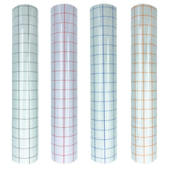Clear Vinyl Transfer Paper Tape with Alignment Grid | Application Tape for Vinyl Decals