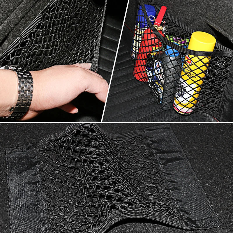 Car Seat Back Mesh Storage Bag Pocket Organizer