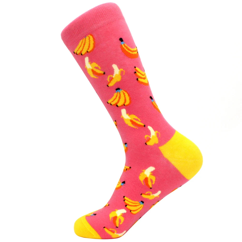 Sock Combed Cotton Funny Men's Big Size Crew Harajuku Hip Hop Thick Long Socks detail view