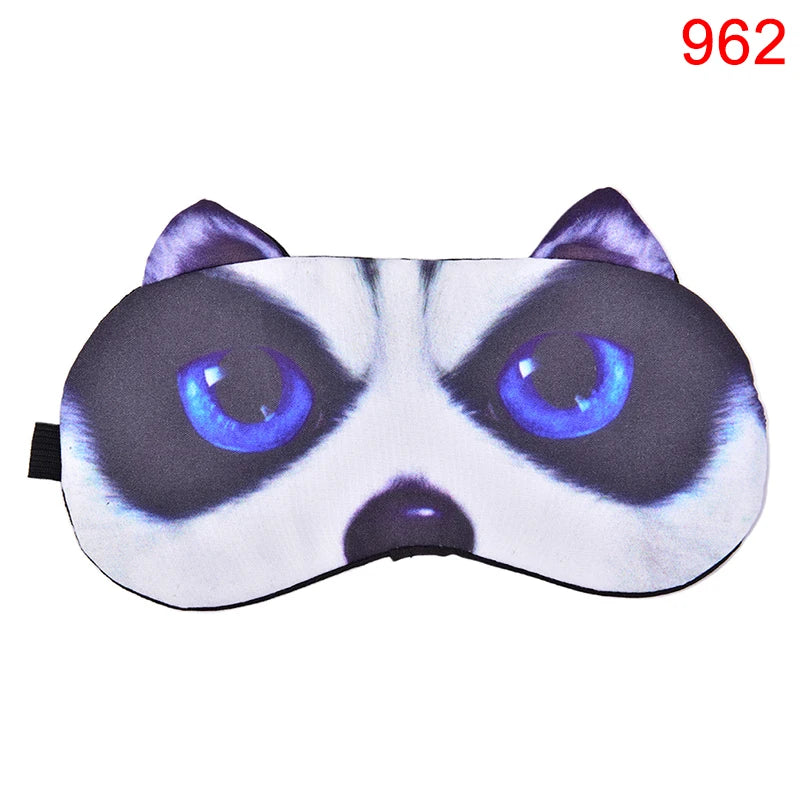 Cute Cat Dog Sleep Mask | Soft Eye Cover for Natural Sleeping additional angle