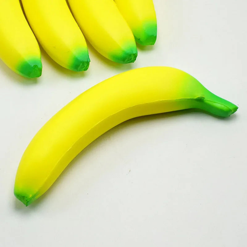 Squishy Banana Stress Relief Toy | Slow Rising Jumbo Squeeze Toy detail view