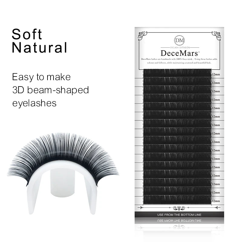 DeceMars Individual Eyelashes Extensions | DIY Natural Look lifestyle view