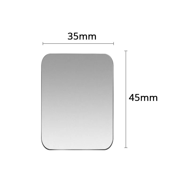 Metal Plate For Magnetic Car Phone Holder Iron Sheet Disk close-up view