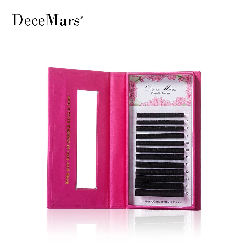 DeceMars 1'S Blossom Auto-Flowering Eyelash Extensions | Salon-Grade Lash detail view