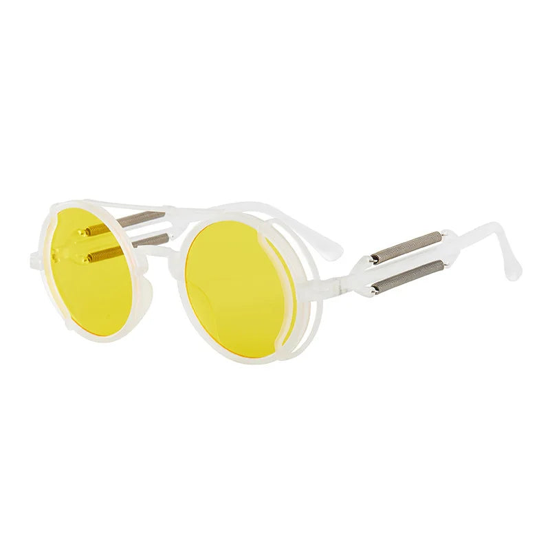 Classic Gothic Steampunk Sunglasses Brand Designer Men detail view