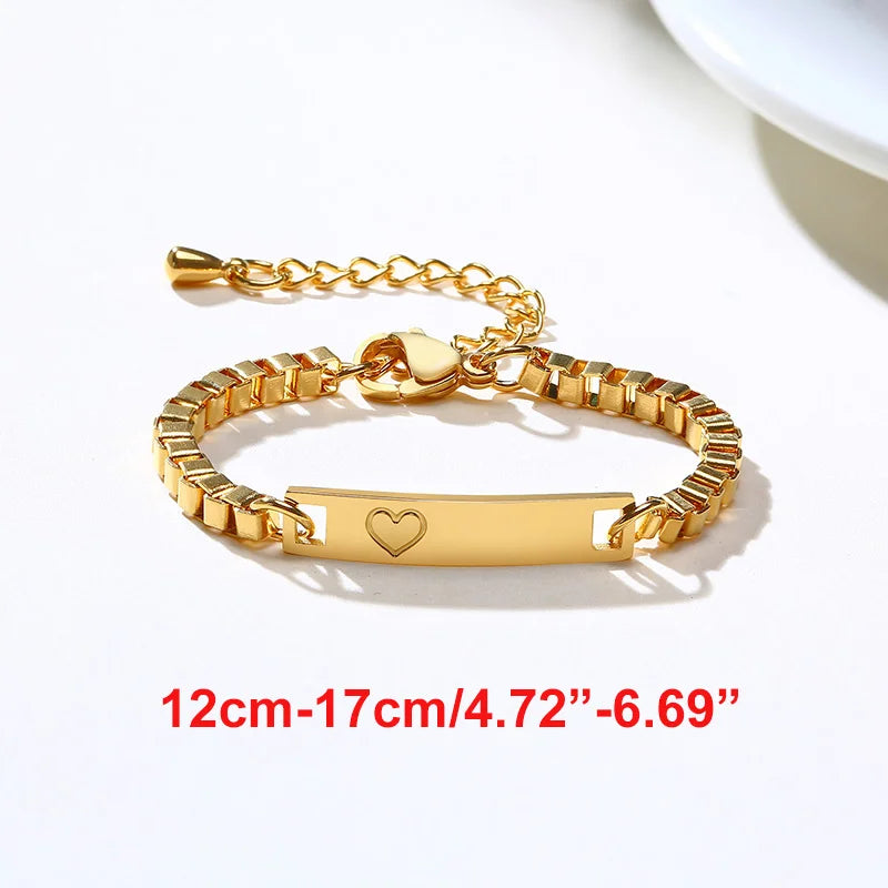 Personalized Baby Bracelet Gift | Custom Stainless Steel Name Bracelet additional angle