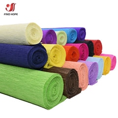 9.8"x8ft/Roll Crepe Paper for Handmade Paper Flower Wedding Birthday Party Decor Children Handmade D