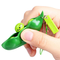Peapod Fidget Toy | Squishy Stress Relief Pea Pod alternate view