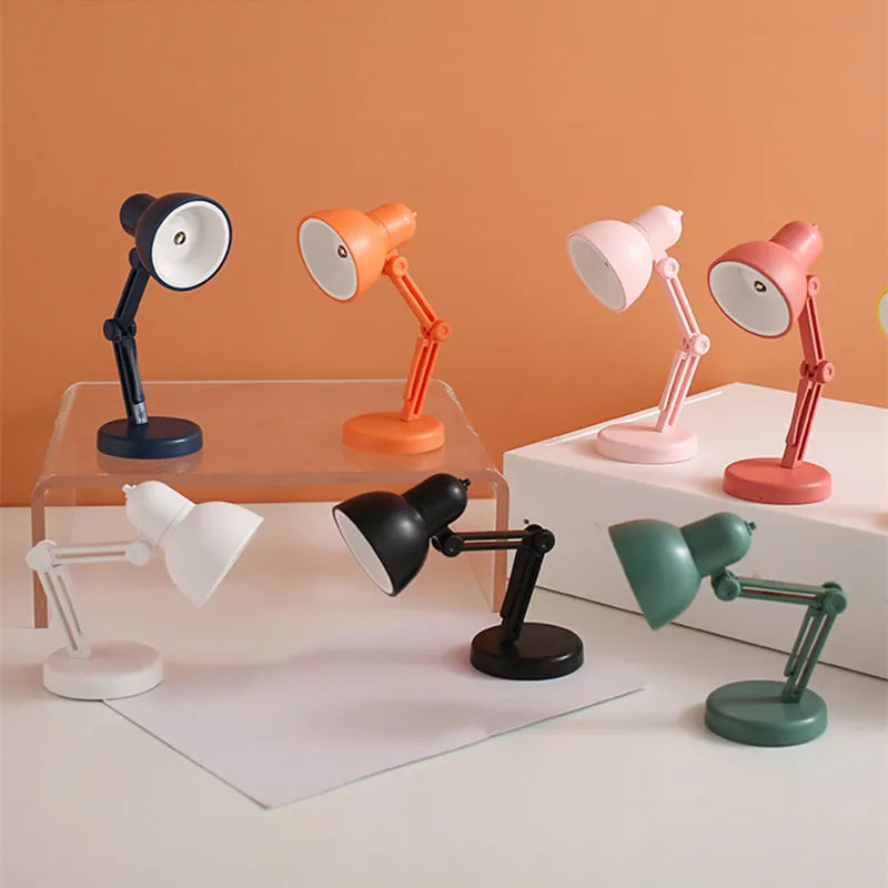 LED Mini Desk Lamp Foldable Magnetic Night Light | Clip-On Eye Protection Bedside Lamp detail view