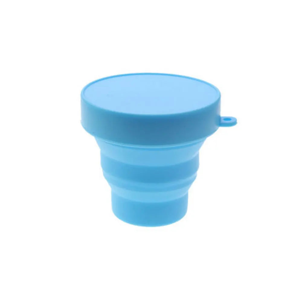 Silicone world Folding Cups 150ml Food Grade Water Cup Travel Silicone Retractable Co alternate view