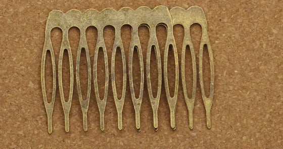 10pcs/lot Rhodium/Bronze Gold Color Bridal Hairpins Hair Combs Accesorio Pelo Alambre for Wedding Hair Pins Charm Accessories