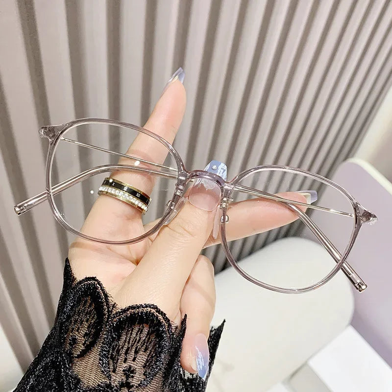 Reading glasseAnti Blue Light Round Frame Presbyopia Glasses Retro Circular Reading G alternate view