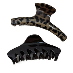 Women Elegant Geometric Catch Clamp Hairgrip Hold Hair Styling Accessories 2Pcs Vintage detail view