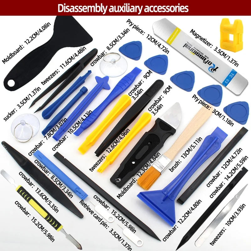 34 in 1 Precision Screwdriver Repair Tool Set | Mobile Phone Tablet Laptop Electronic alternate view