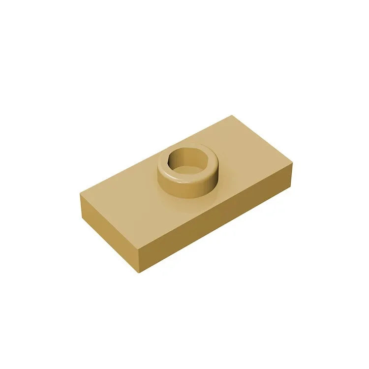 Gobricks PLATTE 1X2 MIT 1 NOBBE | Baustein modifiziert kompatibel mit Lego 15573