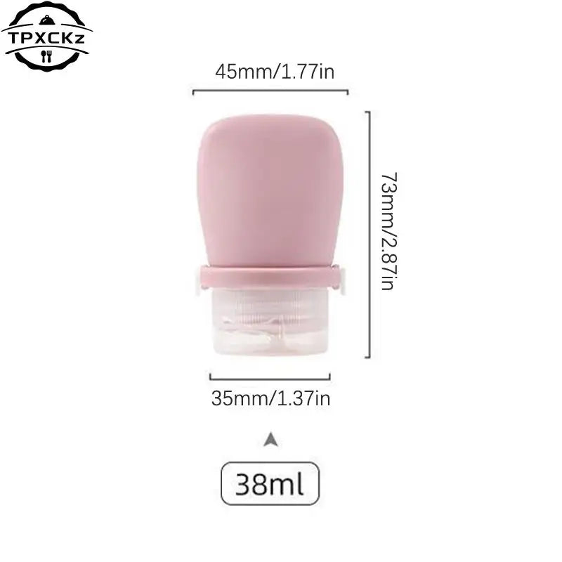 30ml Condiment Squeeze Bottle Silicone Salad Dressing Container Tomato Sauce Season additional angle