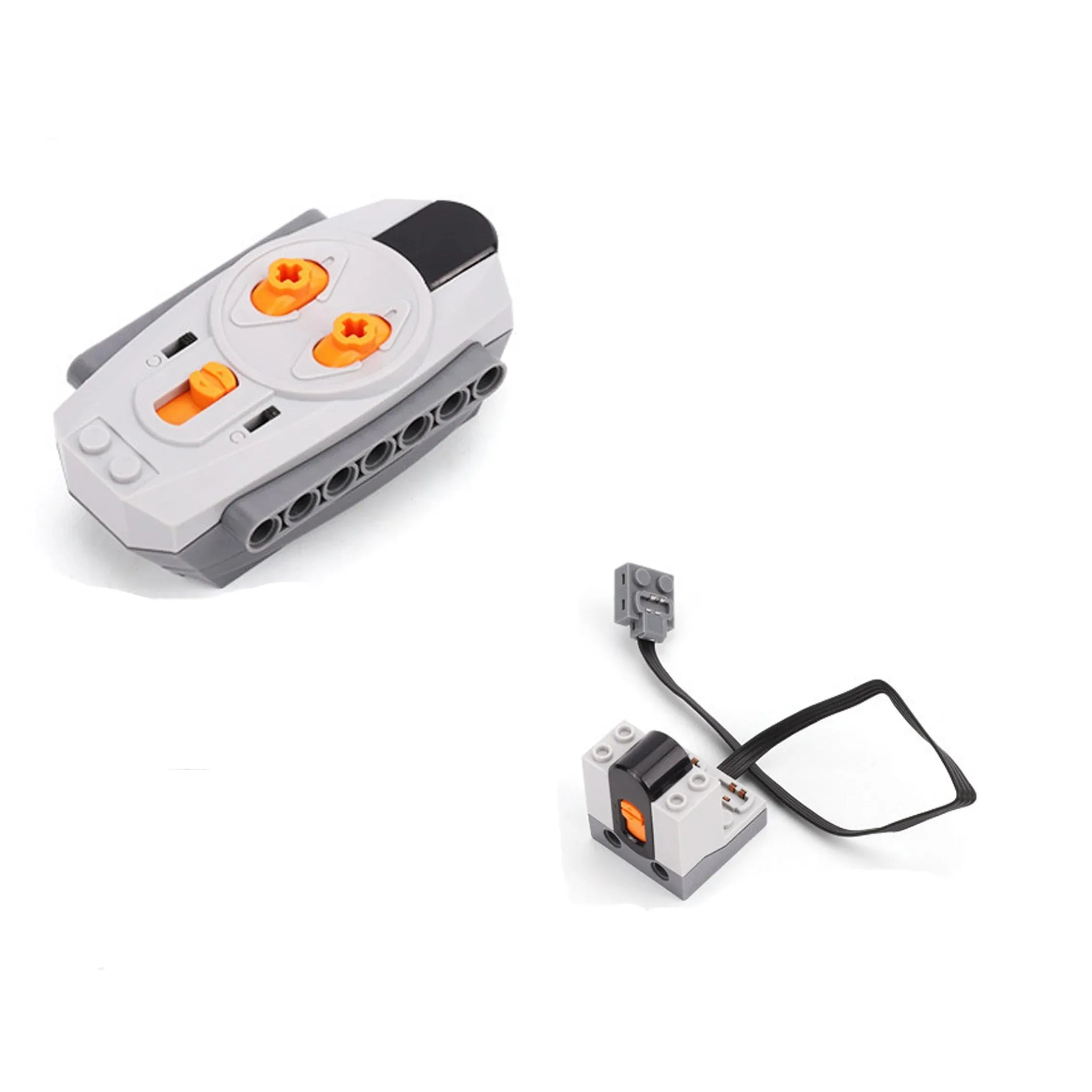 Electric Motor Building Block Set with LED Light and Remote Control