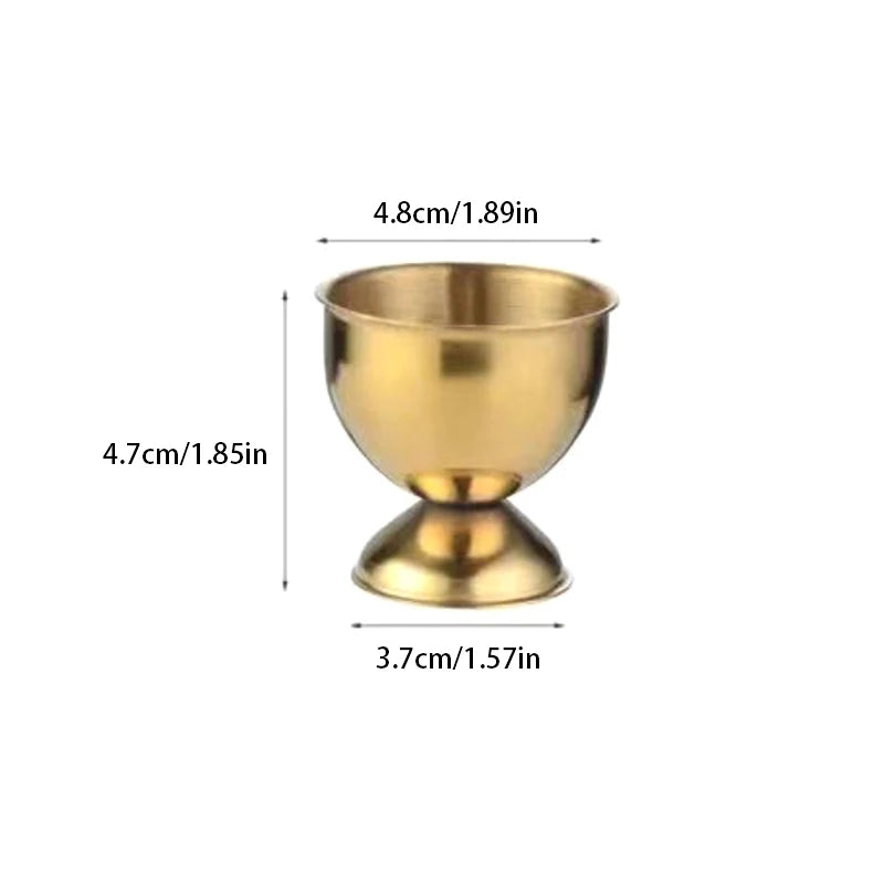 Stainless Steel Egg Cup Holder | Soft Boiled Egg Rack for Breakfast alternate view
