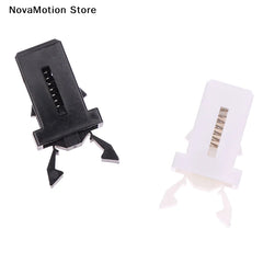 Trash Can Self-Locking Latch 10 Pcs Black White alternate view